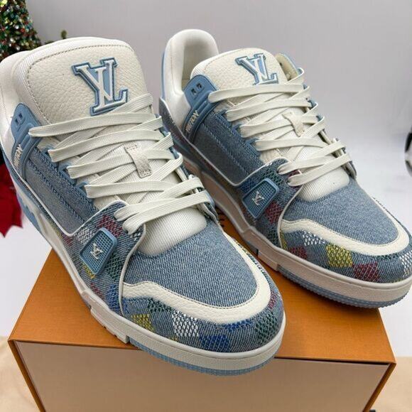 Men’s Louis Vuitton X Murakami trainer sneakers size 11 fits 12 US made Italy - Picture 9 of 16